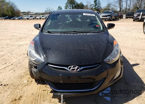 2012 Hyundai Elantra Gls из США, поврежденный, VIN 5NPDH4AE6CH072968